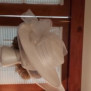 Elegant White Women's Hat